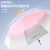 High Value Gradual Change Girls Sun Umbrella Sun Protection UV Protection Automatic Umbrella Dual-purpose Vinyl Men's Parasol