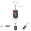Collier Pendentif Crâne Metro Exodus Avec Design Géométrique en Alliage Pour les Fans de Jeu