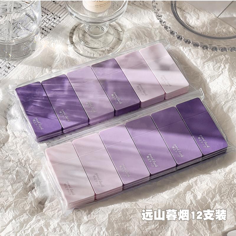 

12pc/set Correction Tape Creative Korean Ins Simplicity Solid Color Correction Tape Back To School Student Supplies