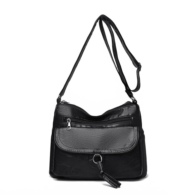 Women's Bag Multi-Pocket Shoulder Bag Lightweight Large Capacity Crossbody Bag