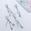 Sweet Star Heart Bead Charm Pendant Chain Phone Straps Pocket Keychain Strap
