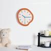 Modern Simple Orange Home Fashion Wall Clock High-end Design Decoration Living Room White Wall New Clock