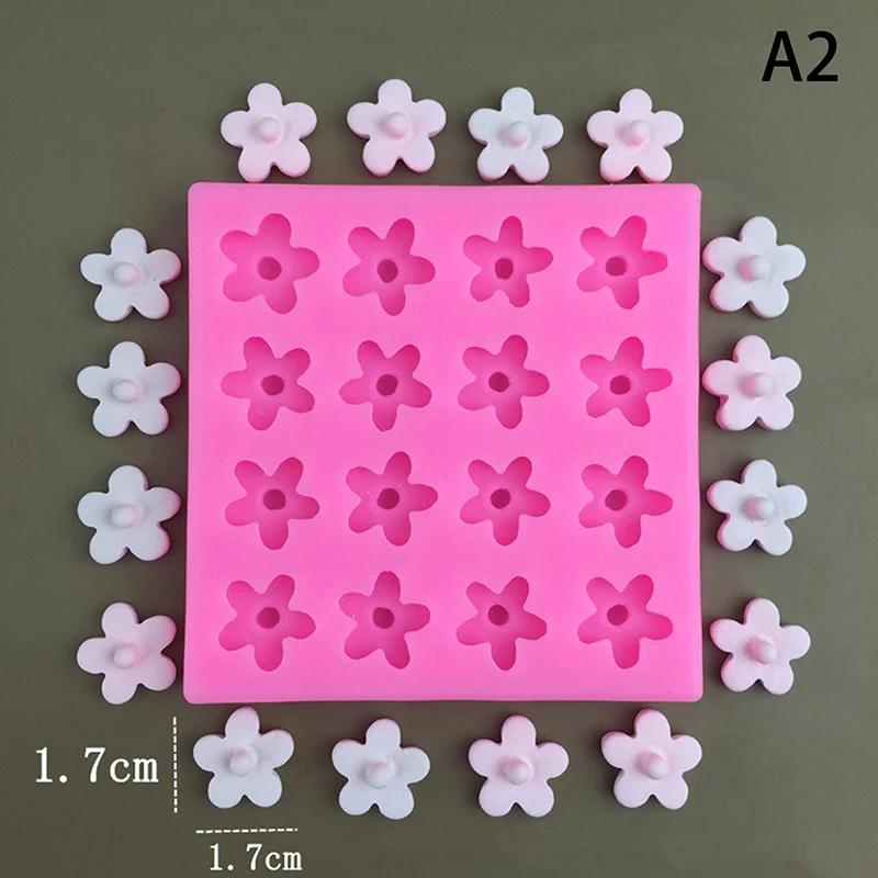 Blumen Kirschblüten Silikonformen DIY Fondant Kuchen Dekorationswerkzeuge Harz Ton Schokoladenformen Küchen Backform