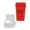 Tattoo Needle Sharps Danger Biohazard Collection Box Garbage Bucket Container