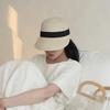 Fashion Wide Brim Woven Straw Hat Sunshade Breathable Women's Sun Hats Lightweight Woven Straw Baseball Straw Hats Summer