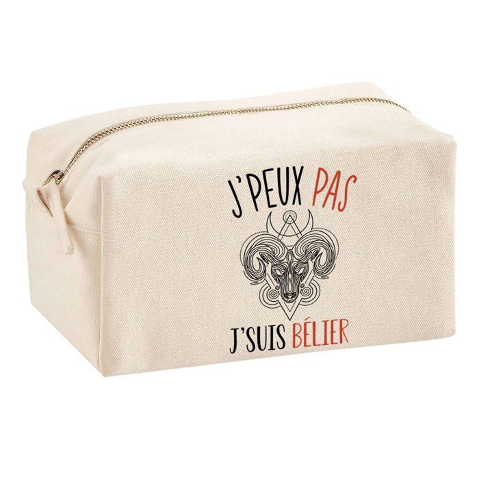 Multifunction Pouch I Can't Aries Sign Birthday Christmas Gift Personalized Idea | School Pouch Office Supplies