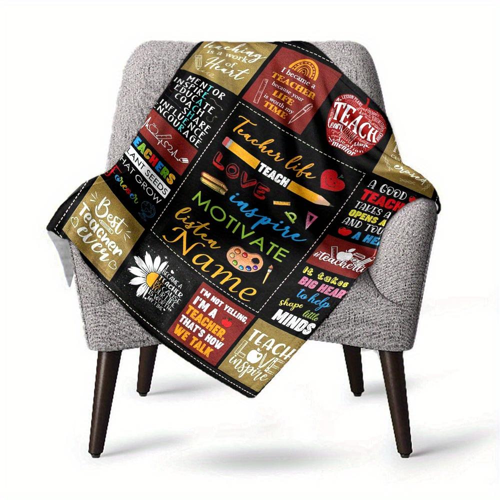 Home Teaching Is A Work Of Heart Blanket Fashion Blanket Used For Home Gift Soft And Warm Giving Friends And Relatives Birthday Gifts Graduation Gifts