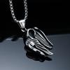 Crow Jewelry European and American Fashion Hip-Hop Death Cloak Necklace Retro Pendant