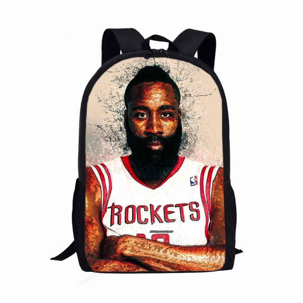Stylish Kobe Curry James Basketball Star Backpack For Kids And Teens