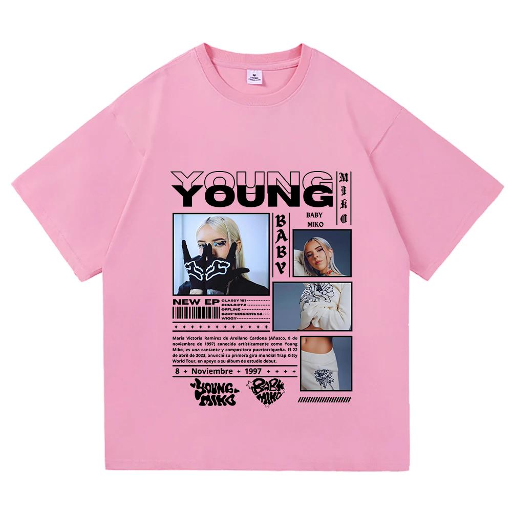 Young Miko Baby Miko 2025 T Shirt Funny Fashion Men/women Clothing Harajuku Summer Tops Vintage Unisex Cotton Graphic T Shirts
