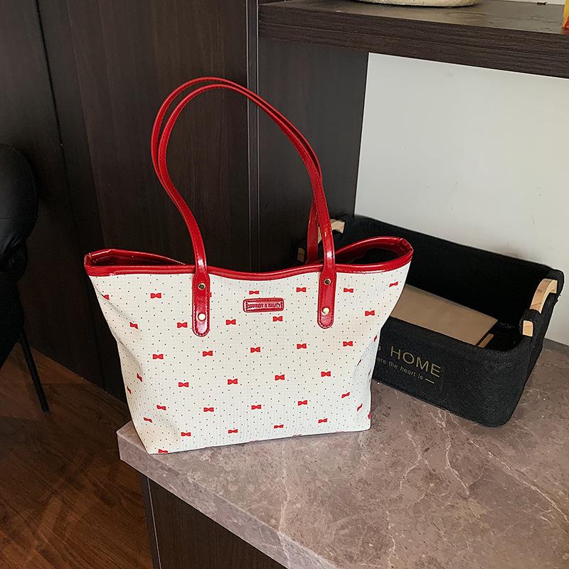 Large-capacity Bag Women's Summer Versatile New Leisure Today Popular Shoulder Bag Commuter Tote Bag