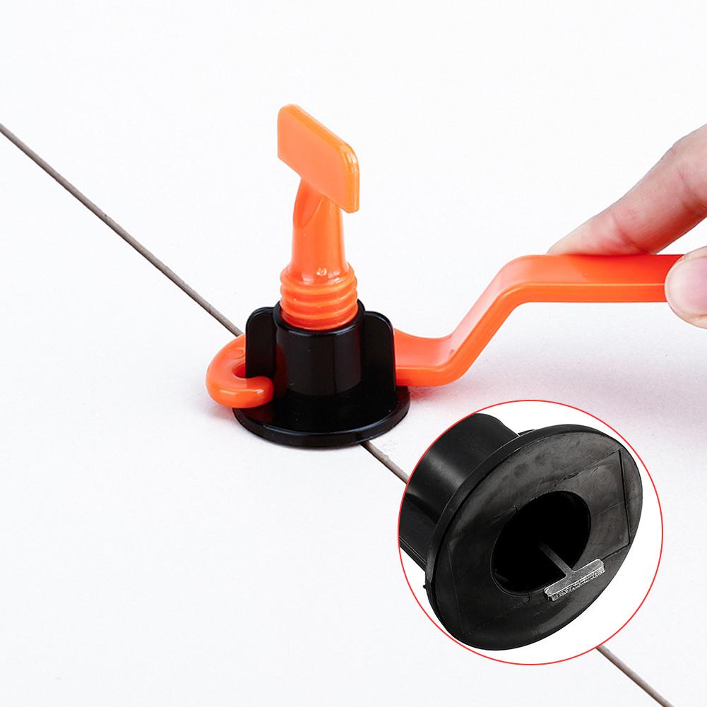 151Pcs Tile Leveling System Reusable Tile Laying Leveler Spacer Replaceable Needle Pin Adjustable Locator Spacers for Wall Floor