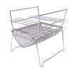 Folding Campfire Grill Portable Camping Barbecue Grill Stainless Steel MultiFunction BBQ Grill