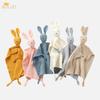 Pure Cotton Baby Comfort Toy: Rabbit Sleep Companion Crinkle Handkerchief