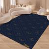 Vento Preto Nórdico Carpet Decoração Da Casa Para Quarto Sala Corredor Carpets for Living Room Floor Mats Small Rugs for Bedroom