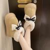 Internet Celebrities Popular Velvet Warm Non-slip Cotton Shoes, Autumn Super Fire Thick-soled Cotton Shoes Women Wear