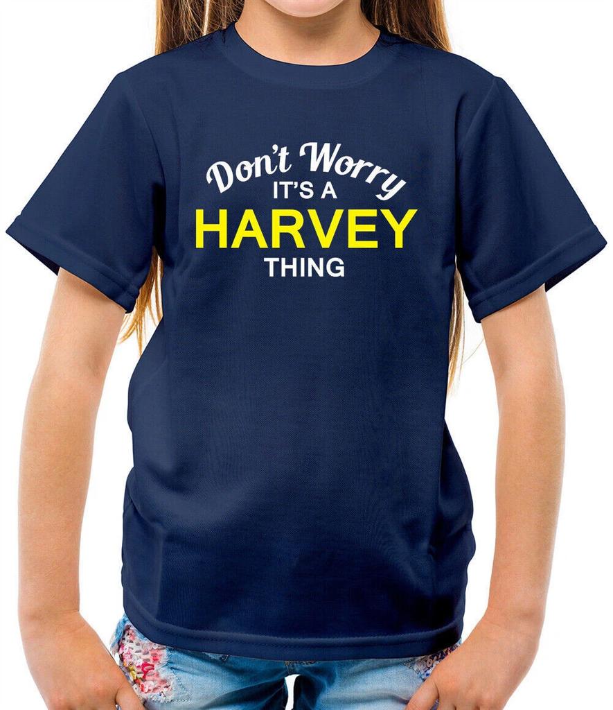 Don't Worry It's Un Harvey Cosa T-Shirt - Surname Custom Family Name