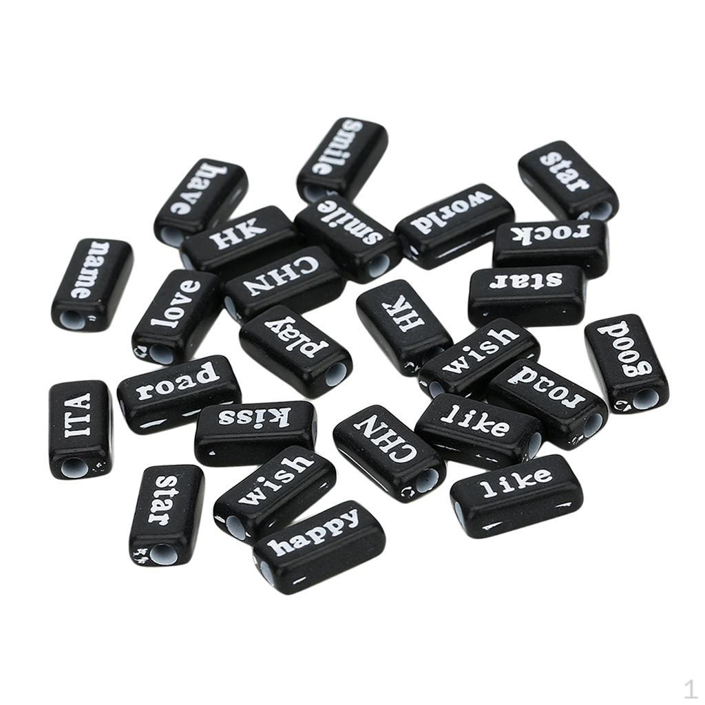 

100 PCS Jewelery Making Supply Necklace Bracelets Findings Letter / group 2
