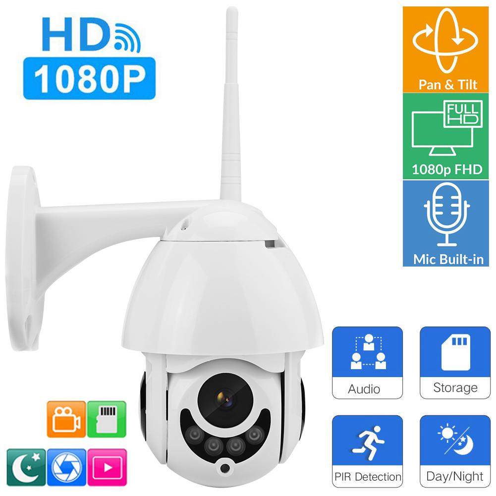 Mini 1920*1080P 2MP HD Camera PTZ Outdoor Indoor Security Monitoring