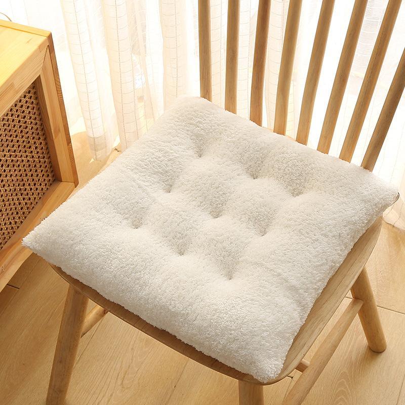Winter Simple Plush Cushion Fart Cushion Office Sedentary Artifact Thickened Cushion Student Classroom Mat