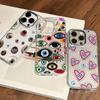 Persönlichkeit Liebe Bemalte Handyhülle Für IPhone 17 16e 16 15 14 13 12 11 Mini Pro Max X XSMAX 8 7 Air Plus Transparent Weiche Abdeckung