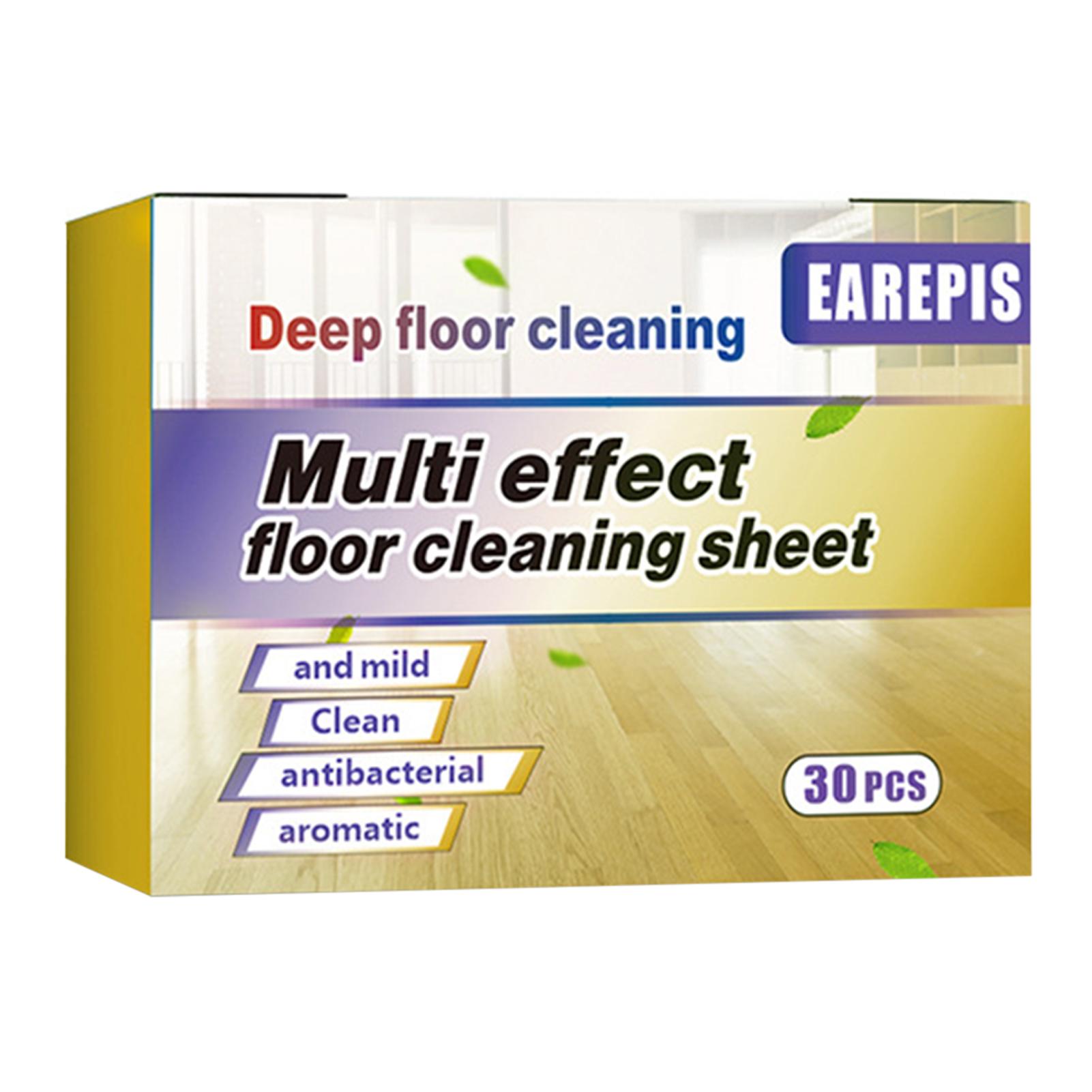 Floor Cleaner Concentrate Sheets Effective Floor Cleaning Fresh-Smell Soluble Paper for Mopping Multipurpose Wood Tile Cleaner A