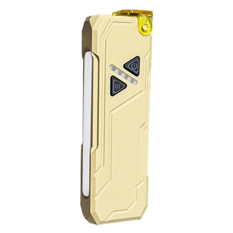 Přenosné LED pracovní světlo RGB Dobíjecí hliníková slitina Magnetická svítilna 15 světelných režimů Multifunkční kempingové UV světlo