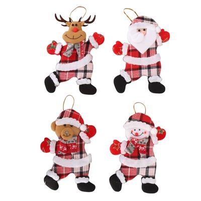 Christmas Doll Ornaments Cute Lightweight Hanging Christmas Decoration for Tree Door Knob Party