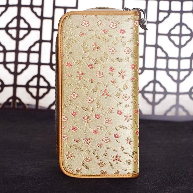 Chinese Characteristic Gift: Yunjin Wallet, Ethnic Embroidery Handicraft, Birthday Gift for Mother, Holiday Gift ,Women's Wallet