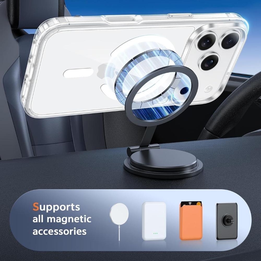 Magnetic Clear Case For 18 17 16 15 14 Plus 13 12 11 Pro Max mini Funda For Magsafe Silicone Transparent Cover