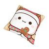 Dudu Bear And Bubu Panda Christmas Pillowcase Printing Cushion Cover Decoration Throw Pillow Case Cover Home 40*40Cm