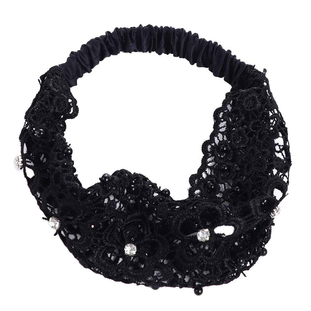 Wide Side Wash Face For Women Hair Accessories Women Hairband Korean Style Headband Lace Hair Hoop