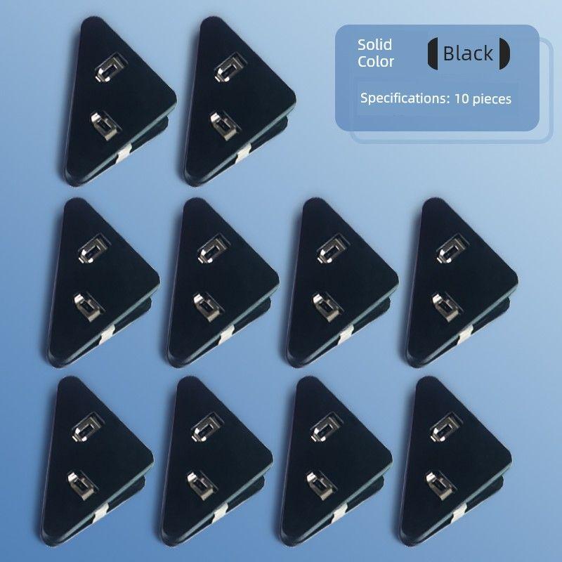 Minimalist Bill Folder Transparent Color Plastic Office Storage Mark Organize Fantastic Test Paper Clip 90 Degree Clip Stationery A4 Test Paper Clip