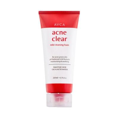 Acne Clear Cleansing Foam Pore Care Sebum Control Facial Cleanser 200ml