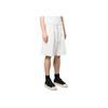 Y-3 Minimalist Mid-Rise Side Three Stripes Logo Print Straight-Leg Shorts Unisex Shorts Light-Gray IA1665