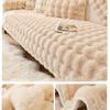 2024 New Cream Tuscan Rabbit Thickened Plush Pillow Throw Sofa Bedroom Tatami Backrest Cushion Non-slip Seat Mat