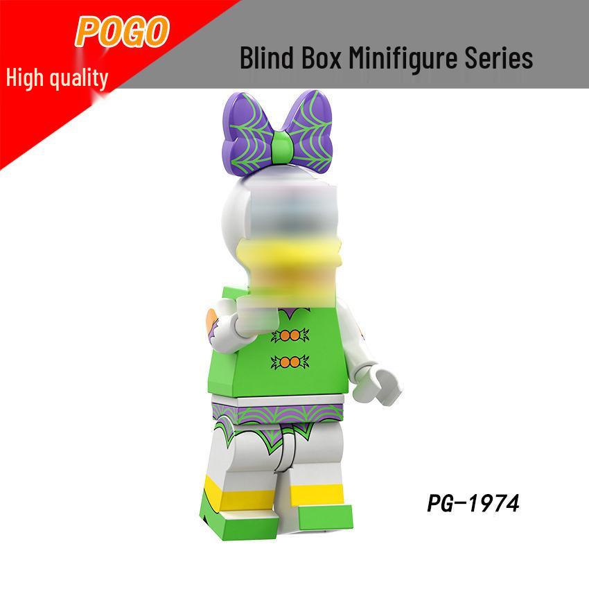 Cartoon Anime Princess Animal Blind Box Mini Building Block Figurines