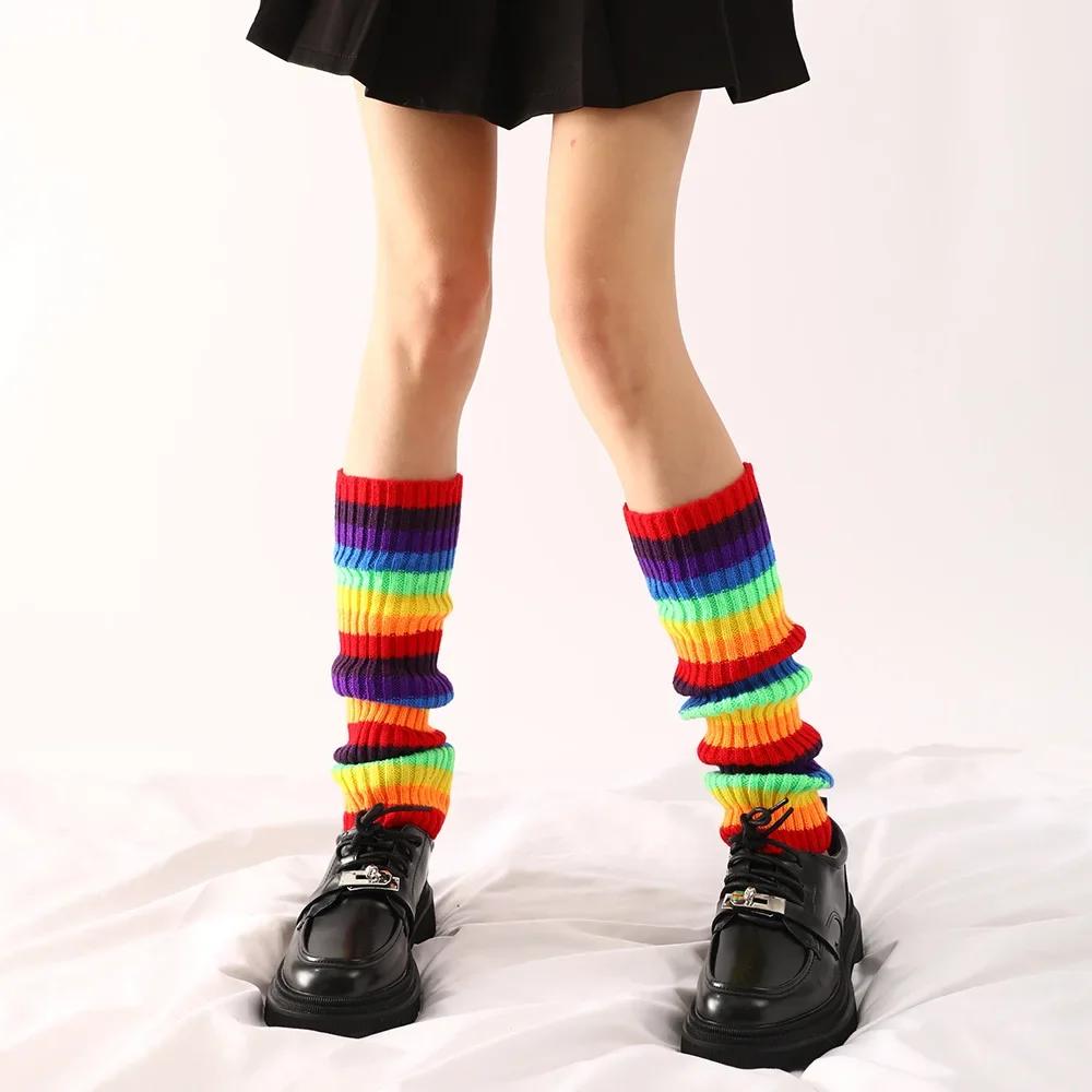 New Japanese Style Fashion Thigh High Cosplay Girls Lolita Long Boot Loose Socks For Woman Summer Street Wear Leg Warmer