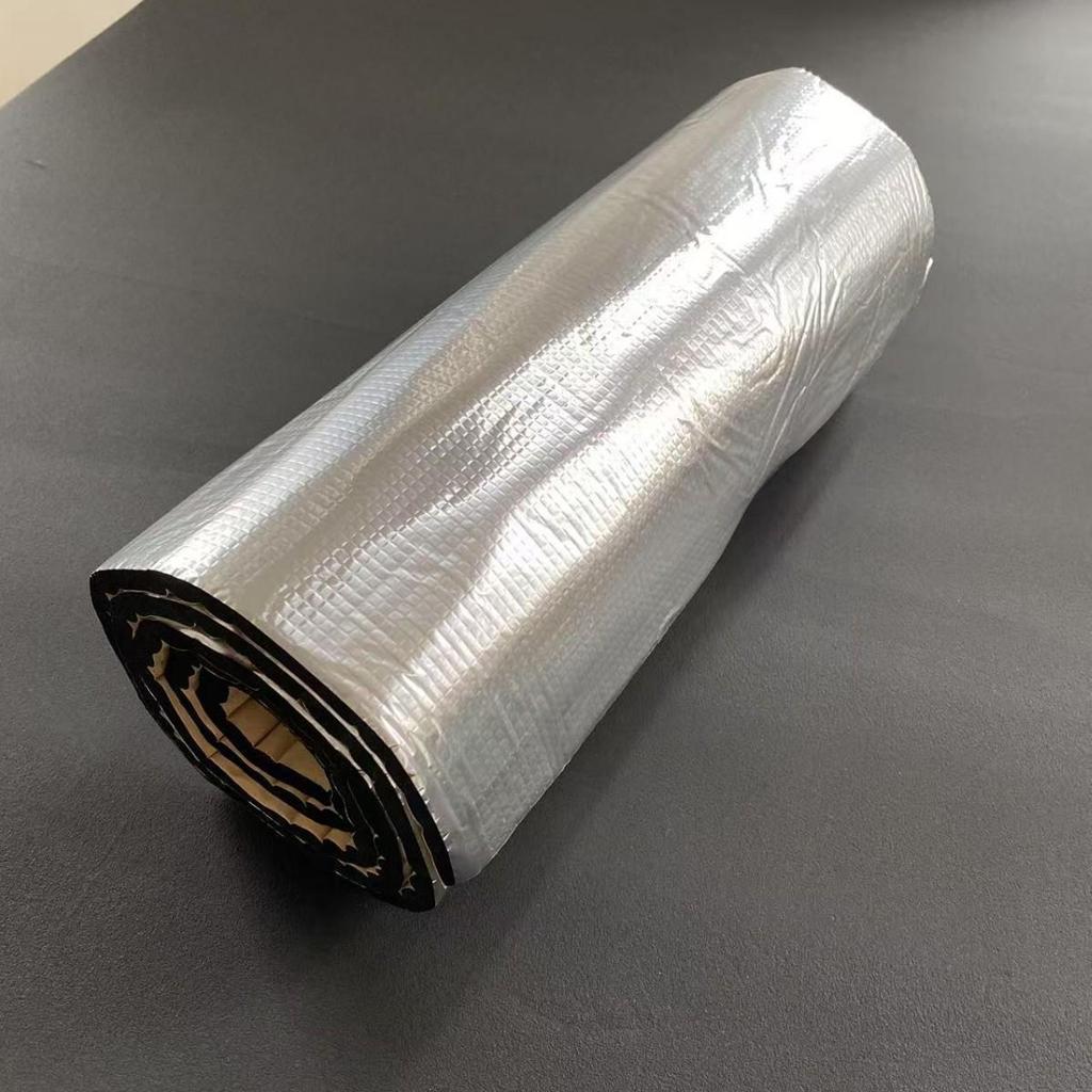 200cm x 50cm Aluminum Foil Car Audio Soundproof Insulation Pad - Self-Adhesive Heat Insulation Blanket
