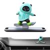 Skateboard Bear Dashboard Ornament Skateboard Bear Car Decoration Skateboard Bear Car Ornament Car Dashboard