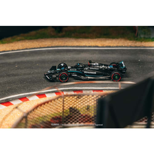 TARMACWORKS 1/64 Scale Mercedes-AMG F1 W14 E Performance Spanish Grand Prix 2023 George Russell Finished Model T64G-F064-GR1