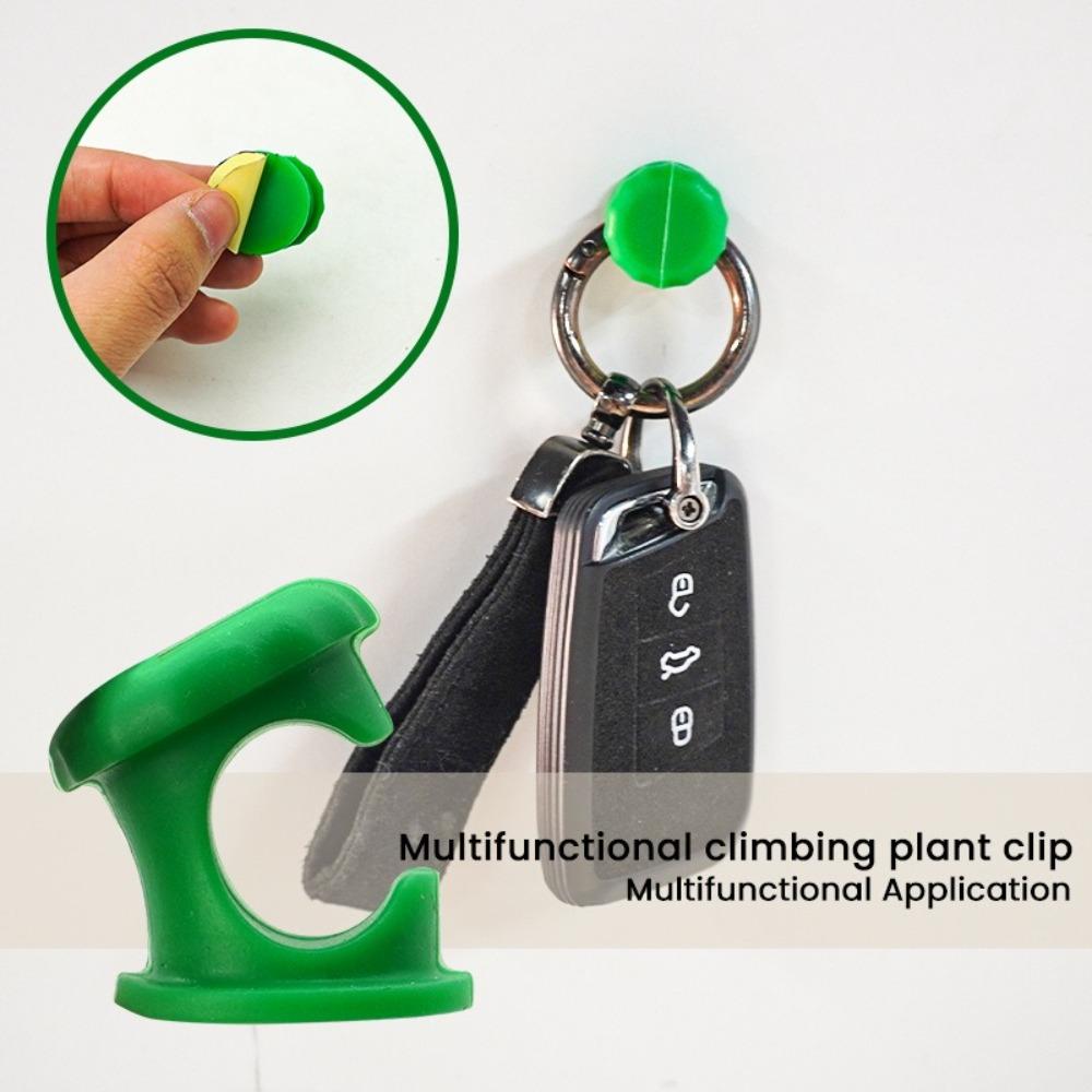 

20Pcs Self-Adhesive Climbing Plant Clamp Wall Fixture Rattan Clamp Fixator Vegetable 20pcs/set