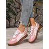 Women's Lace Up Sports Shoes - Low Cut Design, Suitable for Fitness, Skateboarding, Daily Wear and Casual Shoes All Season, Women's Sports Shoes
