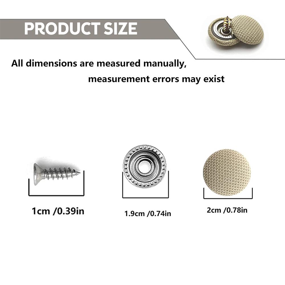 40 Stück Auto Innenraum Dachschnallen Himmelstoff Deckenstoff Befestigungsschraube Pflege Stoffschnalle Nieten Halter Reparatur Durchhängende Befestigungselemente