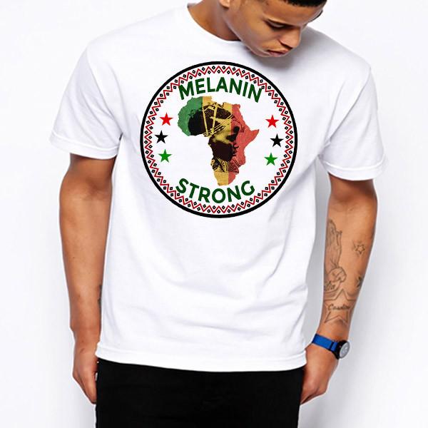 Africa T-Shirt Black History African Wakanda Zulu Kemet Melanin III TEE L