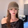 Level 4 Casual Leopard Print Baseball Cap for Women Niche Style Travel Brushed and Distressed Casualeasiest for Match Duck Tongue Hat To Show 