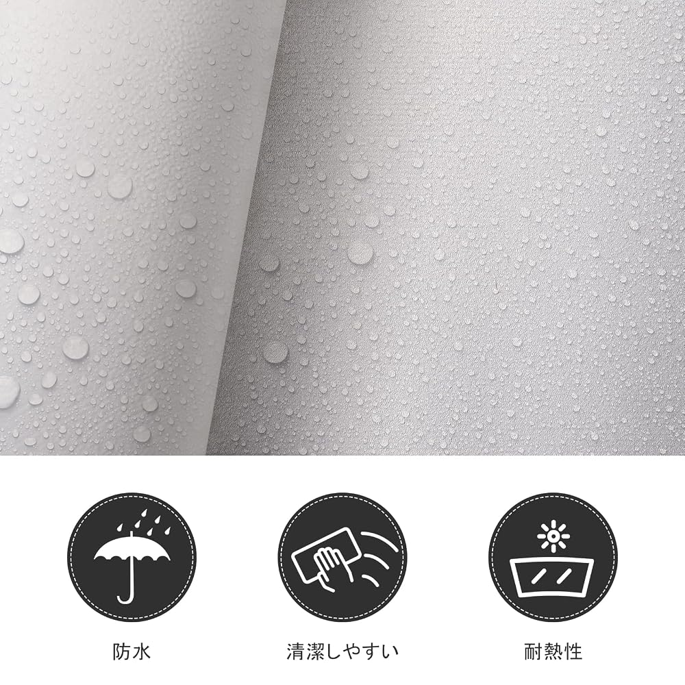 iCasso Mouse Pad, White, Large Desk Mat, Waterproof, Approx. 120x58cm, PU Leather, Stylish, Easy to