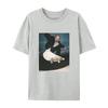 Classic Film and Television Character Skateboarding Casual Tshirt Mens and Womens Luxury Brand Top