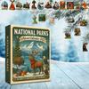 National Parks Advent Calendar 2025 with Unique Ornaments Christmas Advent Calendar Xmas Countdown Calendar for Nature Lovers