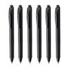 Pentel Ballpoint Pen Gel Ink Energel Knock Type Limited Black Colors 0.7mm Black Shaft BL77A-6 6 Color Set